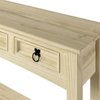 Konsolentisch aus Holz für den Flur mit 3 Schubladen Corona | Furniture Dash - N/A