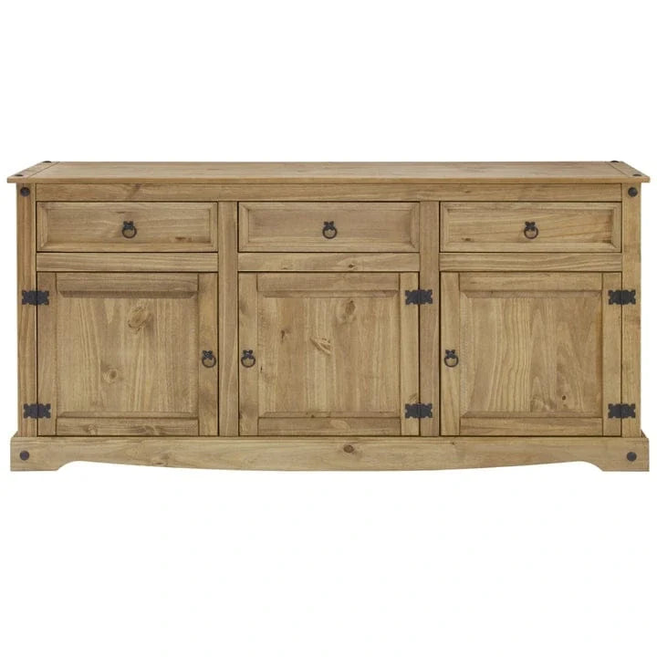 Buffet en bois de 65 pouces, style campagne - collection Corona