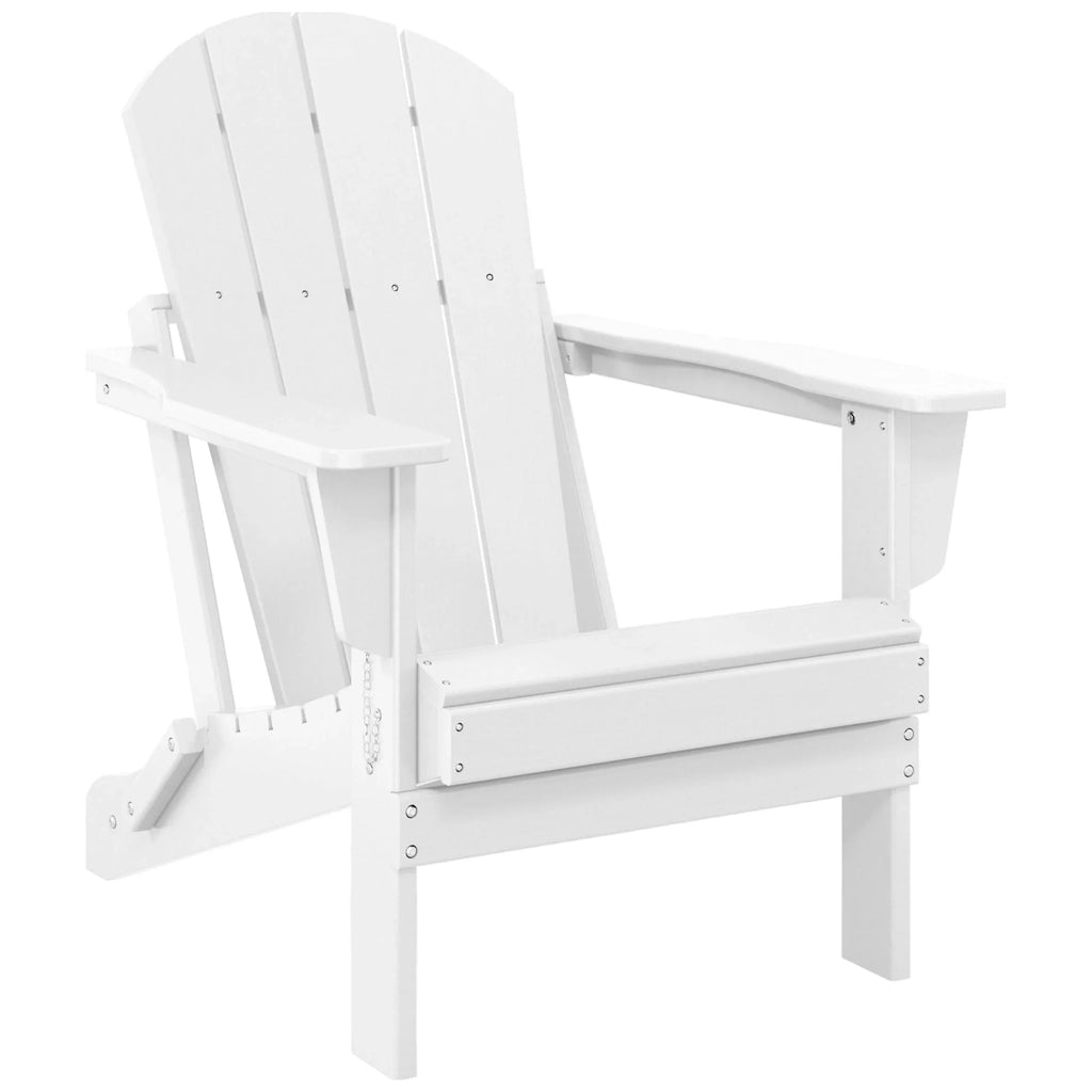 Polytrends Laguna Adirondack-Klappstuhl für die Terrasse, lichtecht und wetterbeständig