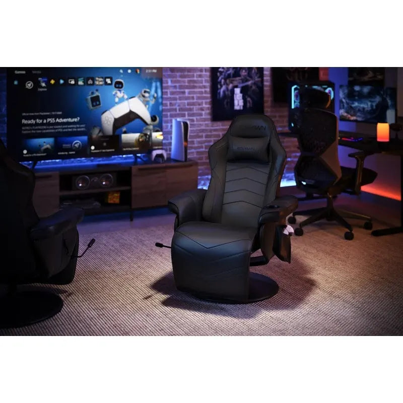 Πολυθρόνα gaming - ανακλινόμενη πολυθρόνα gaming με υποπόδιο