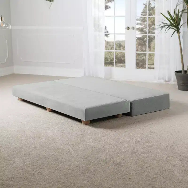 Tagesbett / ausziehbares Schlafsofa in Queen-Size - Microvelvet