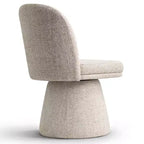 Set di 6 sedie da pranzo moderne girevoli a 360 e senza braccioli, con base a piedistallo, eleganti sedie d'accento per cucina, sala da pranzo o ufficio-Panipeachy