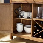 Crosley Roots buffetkast met naturel afwerking - 52  W x 18  D x 36  H