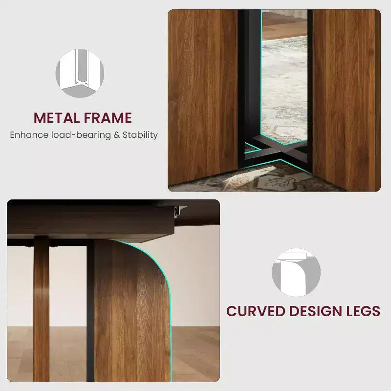 Mesa de jantar redonda extensível 47-63 para 4-8 pessoas, mesa de cozinha expansível em madeira de estilo rústico com estrutura metálica, oval e economizadora de espaço para apartamento, cinzento retro