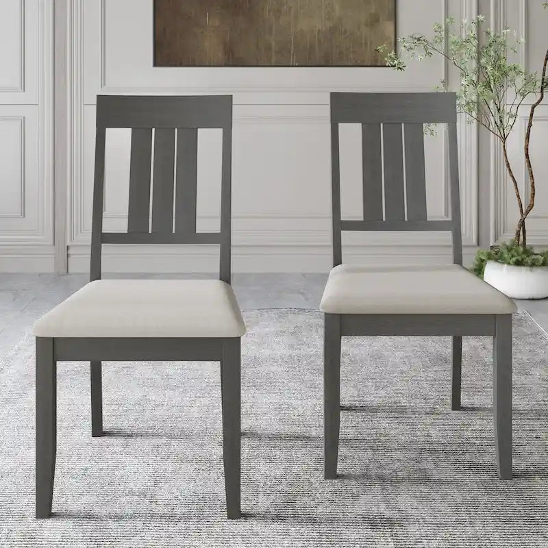 Set da pranzo classico in legno CraftPorch da 7 pezzi