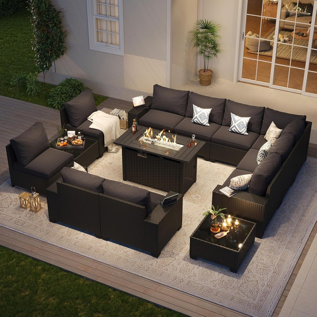 Gartenmöbelsets mit 4in dicken Polstern