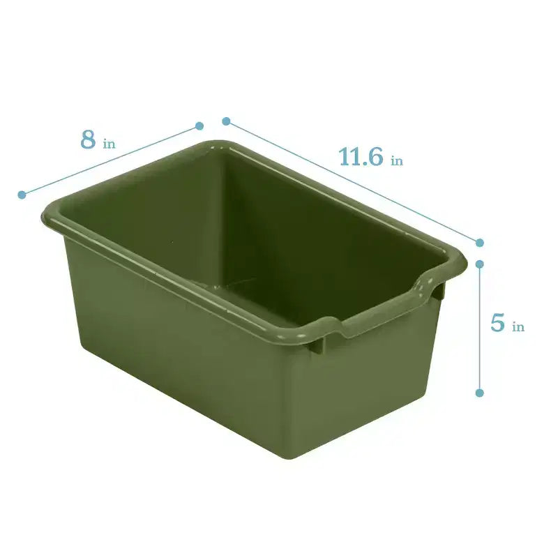 Mobiler Fächerschrank mit Tablettfächern und 15 Behältern mit Schaufelfront, 3x4, Kindermöbel
