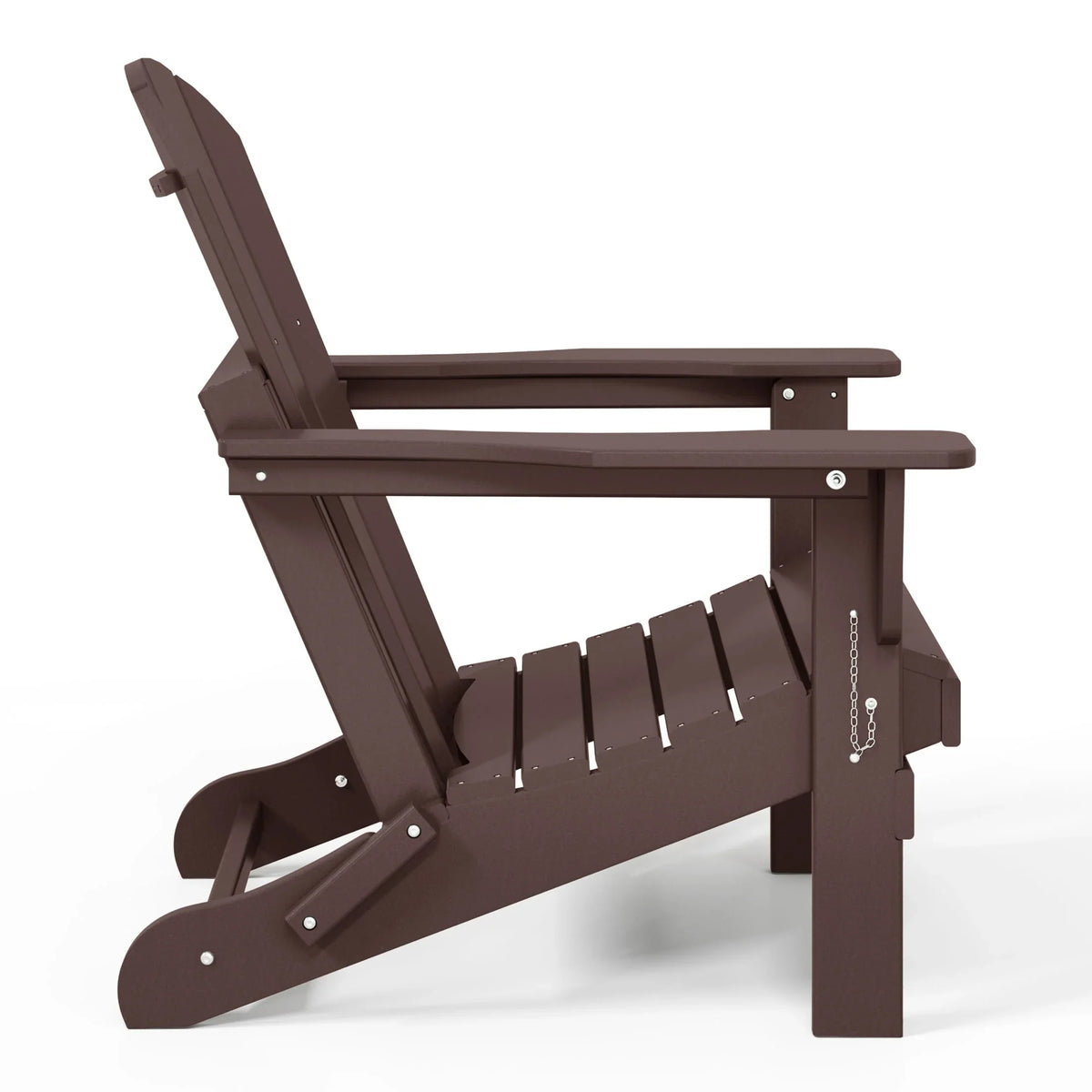 Polytrends Laguna Adirondack-Klappstuhl für die Terrasse, lichtecht und wetterbeständig