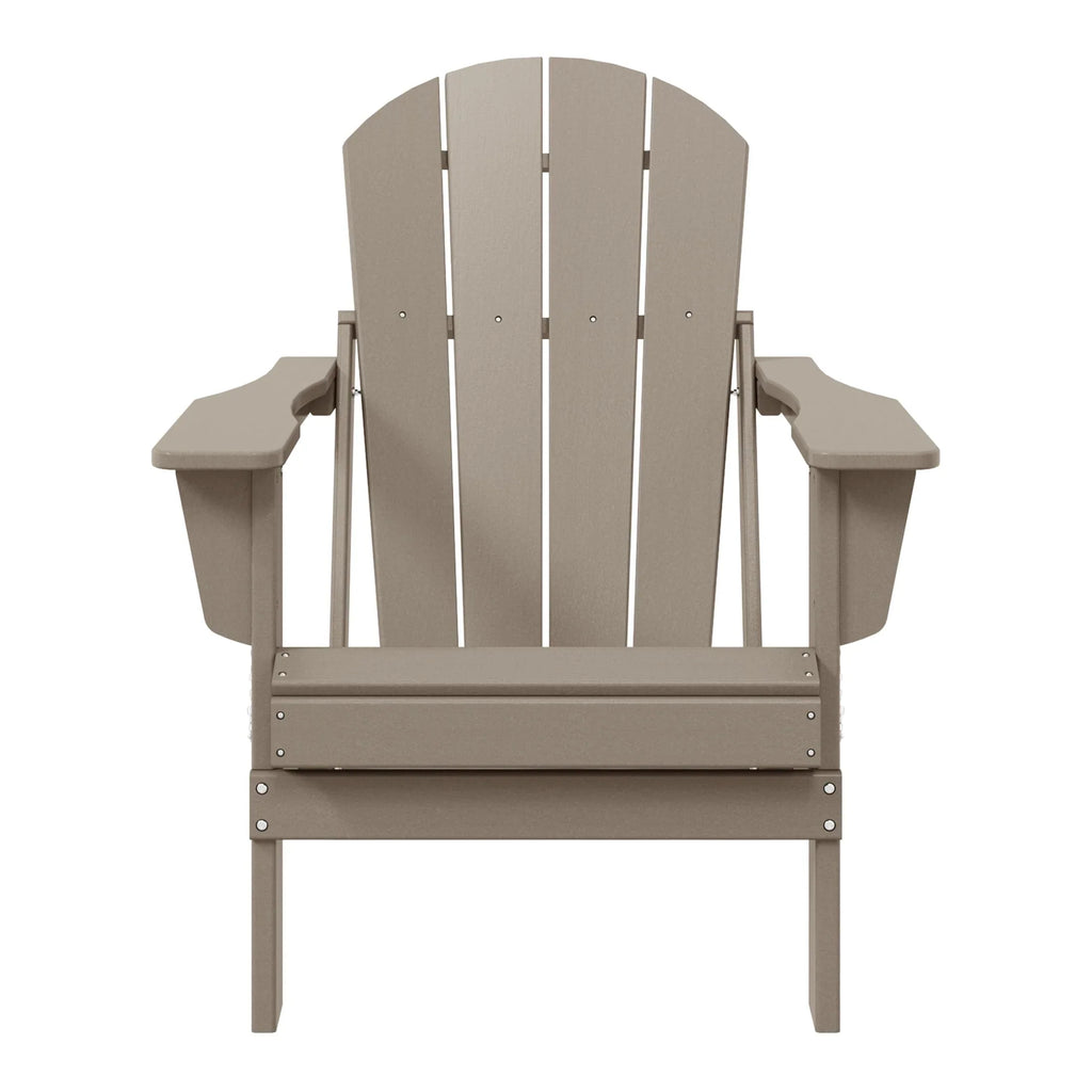Polytrends Laguna Adirondack-Klappstuhl für die Terrasse, lichtecht und wetterbeständig