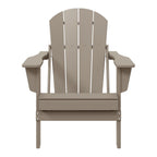 Polytrends Laguna Adirondack-Klappstuhl für die Terrasse, lichtecht und wetterbeständig
