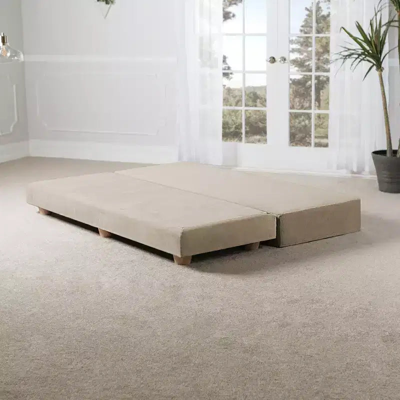 Tagesbett / ausziehbares Schlafsofa in Queen-Size - Microvelvet