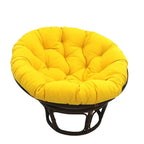 Poltrona papasan Bali in rattan da 42 pollici con cuscino in twill