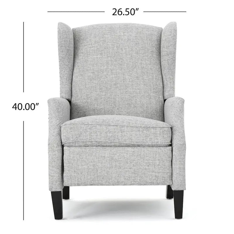 Ohrensessel mit Kippfunktion, gepolstert, klassischer Stil, Akzentmöbel fürs Wohnzimmer