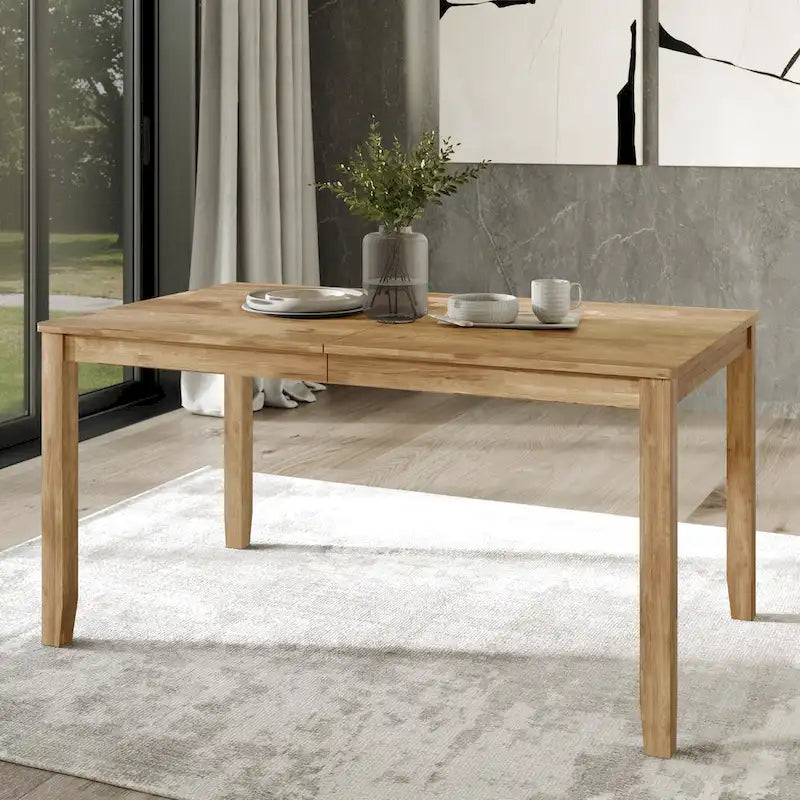 Set da pranzo classico in legno CraftPorch da 7 pezzi