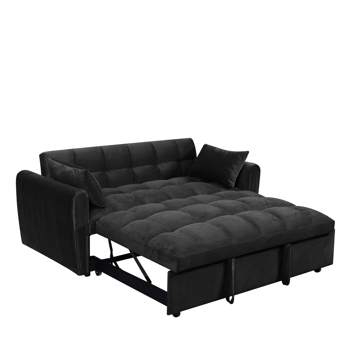 Καναπές-κρεβάτι Velvet 3 σε 1, 64.96, με ρυθμιζόμενη πλάτη, τσέπη αποθήκευσης και αντοχή βάρους 500lb