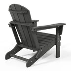 Polytrends Laguna Adirondack-Klappstuhl für die Terrasse, lichtecht und wetterbeständig