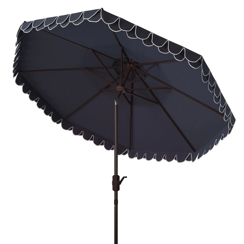 SAFAVIEH Kjerstin Outdoor-Volant für Doppelsonnenschirm mit 9 Ft