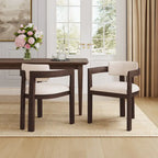 Conrad Sophisticated Modern Dining Chair With Armrest by Christopher Knight Home