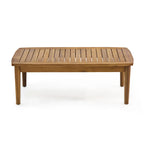Willowbrook Outdoor Acacia Wood 4 Seater Chat Set by Christopher Knight Home