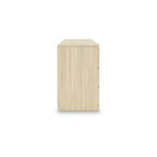 Signature Design by Ashley moderne Onita-Kommode mit 6 Schubladen, Kommode aus Holz in Naturbraun ohne Beschläge