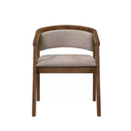 Ensemble de salle à manger Simon 5 pièces, en hévéa, style moderne du milieu du siècle, avec chaises revêtues de bouclé, de Christopher Knight Home