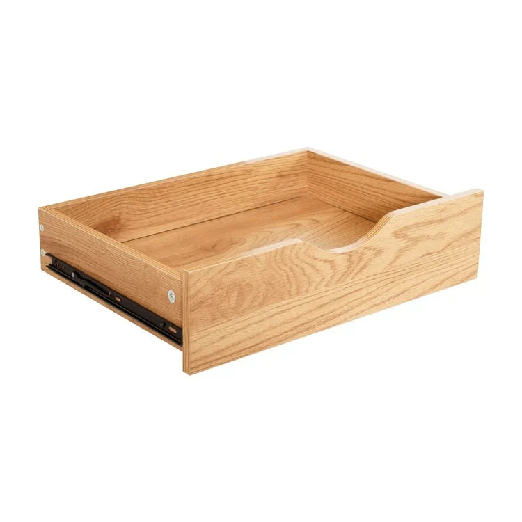Schmaler Holzschrank mit 9 Schubladen, leichtgängigen Schubladen und oberem Ablagefach