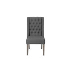 Beste Quality Furniture rustieke uitschuifbare grijze eetkamerset, 9-delig