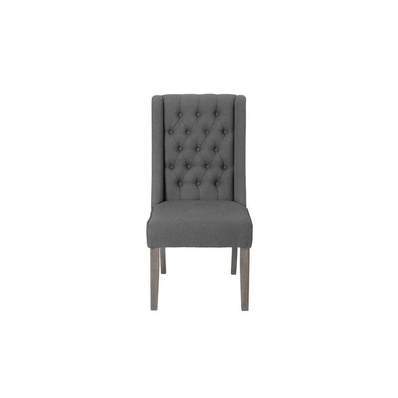 Beste Quality Furniture rustieke uitschuifbare grijze eetkamerset, 9-delig
