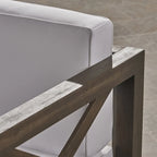 6-teiliges Outdoor-Sitzgruppen-Set aus Akazienholz Brava von Christopher Knight Home