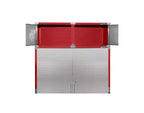 Seville Classics UltraHD extra brede opbergkastset van 2 delen, 60 x 24