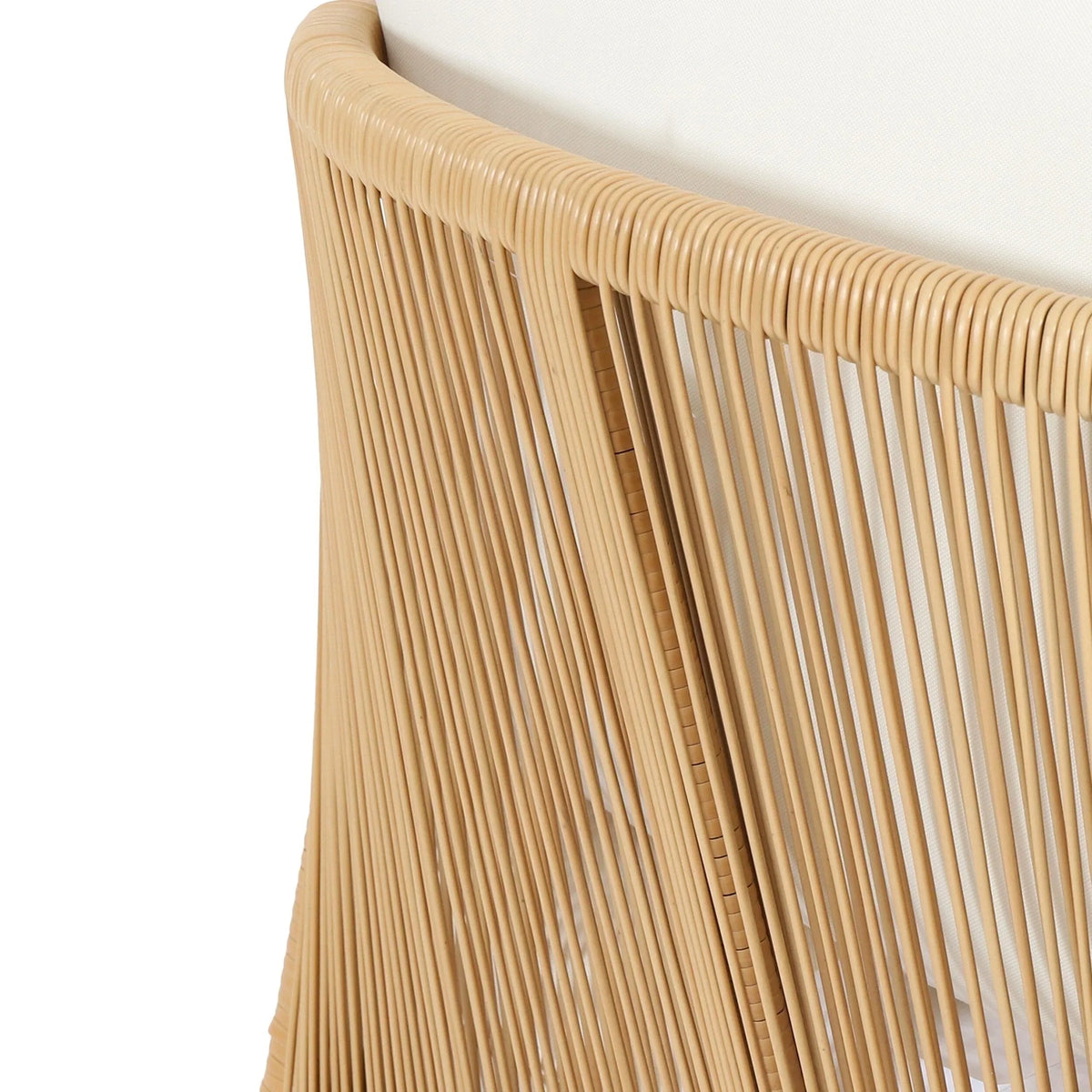 Jabe Garten-Clubstuhl-Set aus Akazienholz und Korbgeflecht von Christopher Knight Home