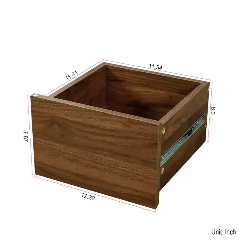 Buffet moderne Hikaru GDFStudio avec portes coulissantes en verre et tiroirs