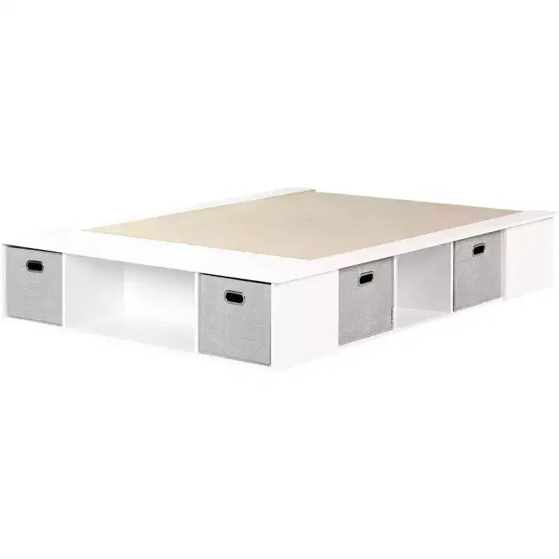 Camas com arrumação HomeStock com estrutura em aglomerado