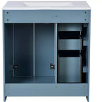 30 Badezimmer-Waschtischunterschrank mit einem Waschbecken, Schrank und 3 Schubladen ??Schwarz / Blau / Grün / Indigo / Weiß