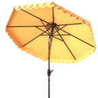 SAFAVIEH Kjerstin Outdoor-Volant für Doppelsonnenschirm mit 9 Ft