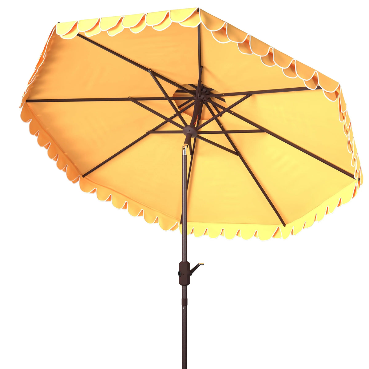 SAFAVIEH Kjerstin Outdoor-Volant für Doppelsonnenschirm mit 9 Ft