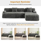 Modułowa sofa narożna Cloud, nowoczesna tapicerowana kanapa z 2 poduszkami dekoracyjnymi, dowolnie konfigurowana, w kształcie litery L