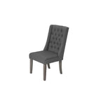 Beste Quality Furniture rustieke uitschuifbare grijze eetkamerset, 9-delig
