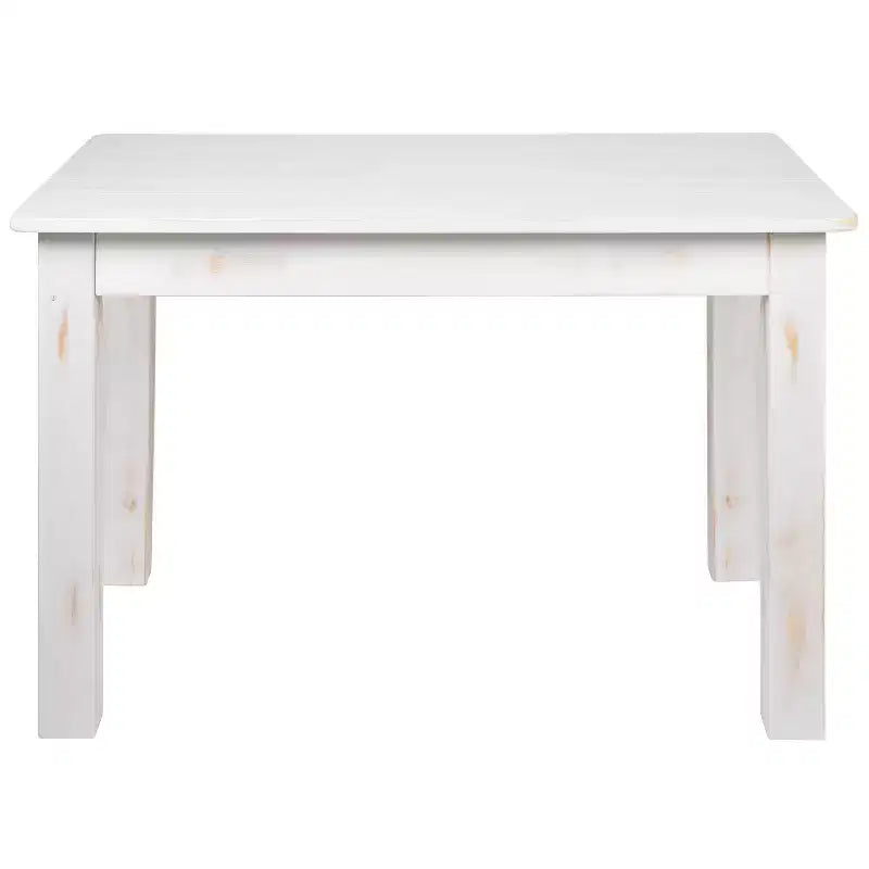 Flash Furniture rechthoekige boerderij-eettafel van massief grenenhout, 46 x 30