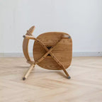 Set MAYEERTY di 4 sedie da pranzo in legno massello, sedie in legno naturale per cucina, sala da pranzo e soggiorno