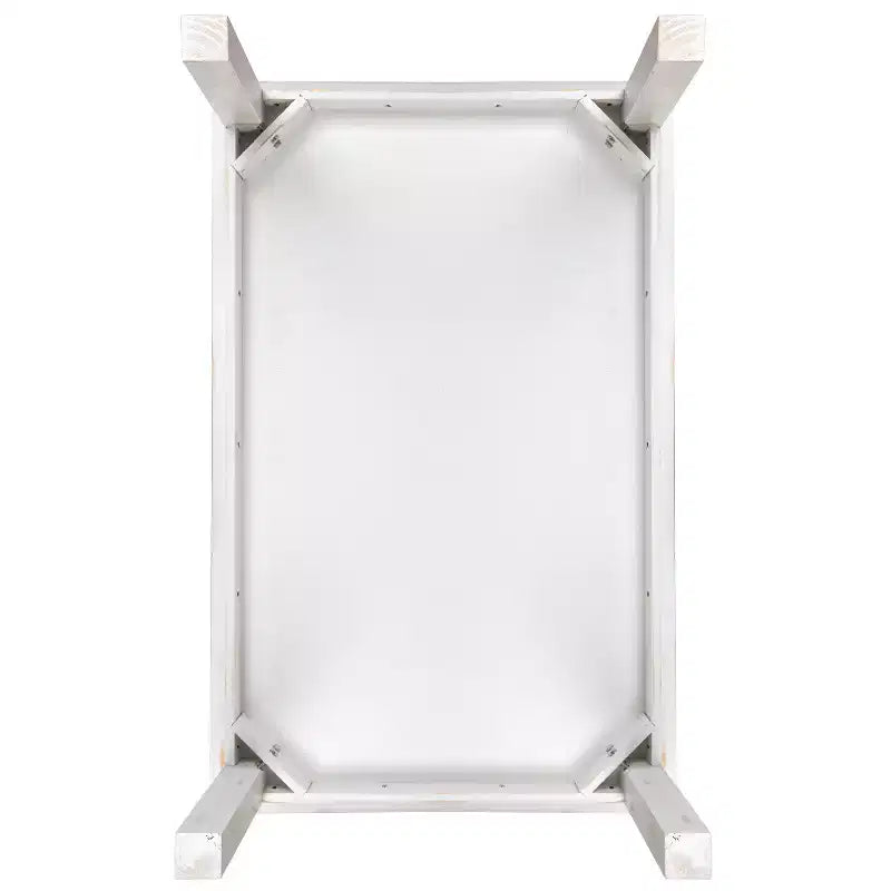 Flash Furniture rechthoekige boerderij-eettafel van massief grenenhout, 46 x 30
