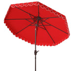 SAFAVIEH Kjerstin Outdoor-Volant für Doppelsonnenschirm mit 9 Ft