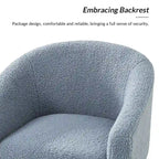 Sheila moderner Bouclé-Sessel, 30 W, mit Massivholzbeinen, 2er-Set von HULALA HOME