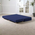Tagesbett / ausziehbares Schlafsofa in Queen-Size - Microvelvet