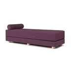 Tagesbett / ausziehbares Schlafsofa in Queen-Size - Microvelvet