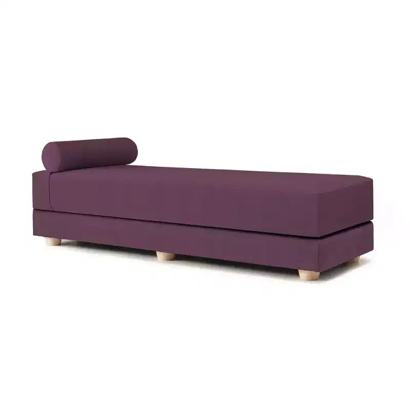 Tagesbett / ausziehbares Schlafsofa in Queen-Size - Microvelvet