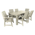Conjunto de refeição para exterior HIGHWOOD PROFESSIONAL de 7 peças, 42x72