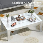 AECOJOY 7-teiliges Gartenmöbelset aus Aluminium für draußen