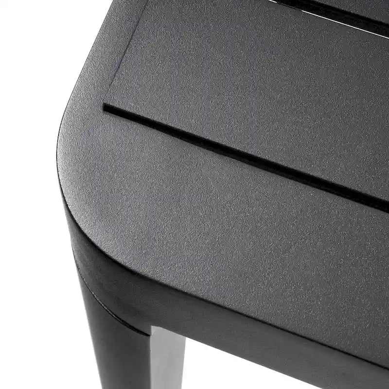 Aluminium tuinset voor buiten, 5/7-delig, met stapelbare stoelen en uitschuifbare tafel