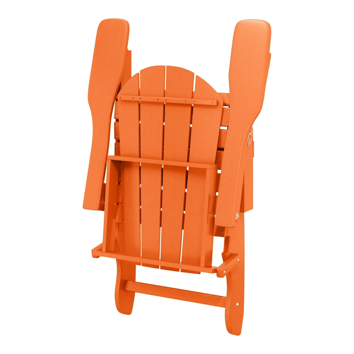 Polytrends Laguna Adirondack-Klappstuhl für die Terrasse, lichtecht und wetterbeständig